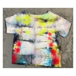 Rabbit Skins Toddler Tie Dye T-Shirt Short Sleeve Size 2